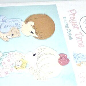 BK9 2003 1st PRINT Leisure Arts Precious Moments PRAYER TIME Long Stitch Loving